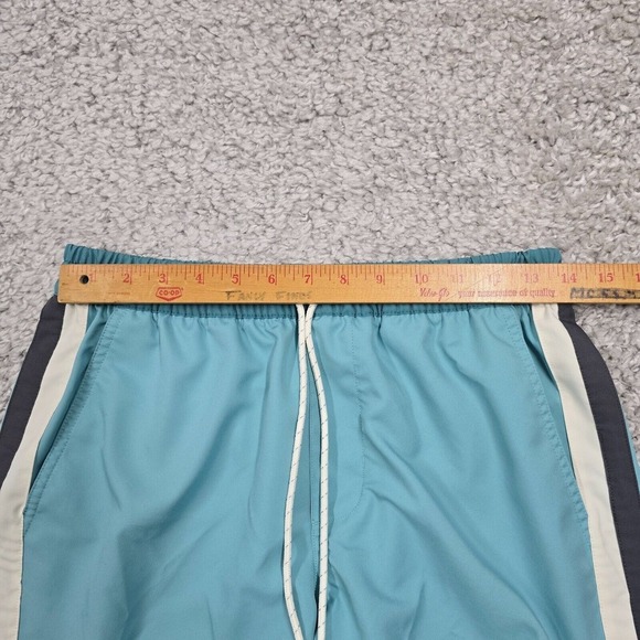 Outerknown Shorts‎ Mens Small Blue Nomadic Volley Trunks Drawstring Swim - Picture 8 of 13